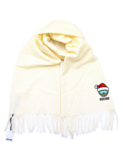 Moschino Toy Bear Ski Mask Scarf - Cream