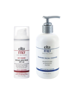 EltaMD - Foaming Facial Cleanser (207ml) & UV Clear Broad Spectrum SPF46 (48g)
