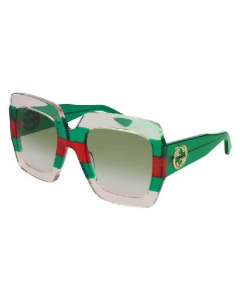 Gucci - GG0178S 001 Multicolor Green Women's Sunglasses