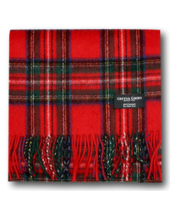 Gretna Green Cashmere Scarf. 100% Wool - Royal Stewart