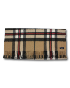 Gretna Green Cashmere Stole. 100% Wool - Camel Thomson