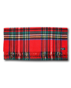 Gretna Green Cashmere Stole. 100% Wool - Royal Stewart 