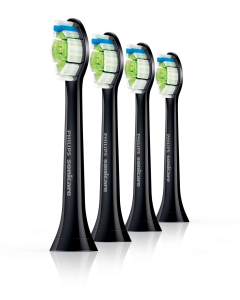 Philips Sonicare DiamondClean Standard Black Brush Heads - 4 Pack