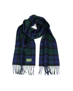 Glencroft 100% Pure New Wool Tartan Scarves - Black Watch