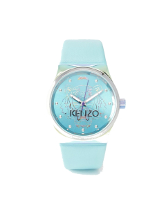 Kenzo Silicone Tiger Head Watch - Turquoise