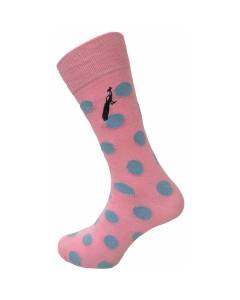 Hortons Men's Lawford Socks - Light Pink & Blue (One Size)