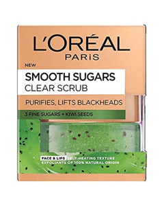 L'Oréal Smooth Sugars Kiwi Clear Scrub - 50ml