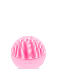 FOREO LUNA mini Electric Face Brush Portable Cleanser and USB Rechargeable Sonic Cleansing System, Petal Pink