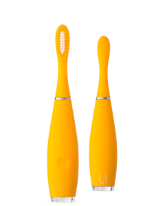 Foreo ISSA kids Silicone Sonic Toothbrush 5-12 Years Mellow Yellow Gator - USB Plug
