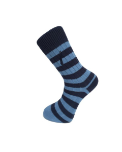 Hortons Mens Francis Socks Blue & Navy Stripe