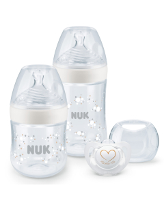 Nuk Start-Set Nature Sense 3 pcs- Temperature Control - White