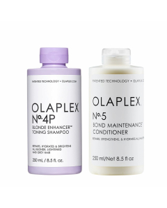 Olaplex - Blonde Toning Shampoo No.4P & Bond Conditioner No.5 Duo