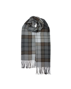 House of Edgar - Premium Wool Silk Lightweight Scarf - Paisley Grey