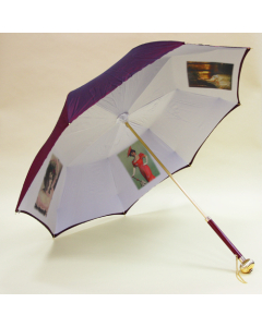 Pasotti Luxury Umbrella in Deep Red 