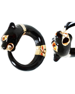 Pasotti Luxury Black Panther Bracelet - Black