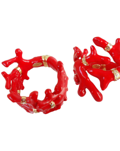 Pasotti Luxury Coral Bracelet - Red