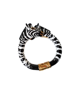 Pasotti Luxury Zebra Bracelet - Black/White