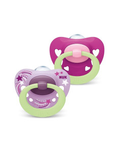 NUK Signature Night Baby Dummy (0-6 Months)