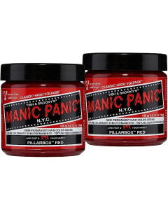 Manic Panic - High Voltage Semi-Permanent Hair Colour Cream - Pillarbox Red (118ml x 2)