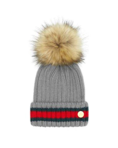 Hortons Kloster Pom Pom Hat Light Grey