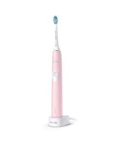 Philips Sonicare ProtectiveClean model 4300 Electric Toothbrush, Pastel Pink (Damaged box)