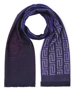 Versace Wool Scarf - Purple