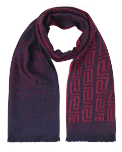 Versace Wool Scarf – Raspberry