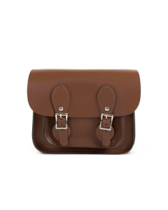 Gweniss Freya Mini Satchel - Dark Brown