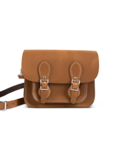 Gweniss Freya Mini Satchel - Premium Vintage Tan