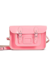 Gweniss Charlotte Satchel - Pastel Pink - 13"