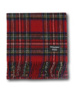 Gretna Green - 100% Lambswool Scarf in Royal Stewart Tartan