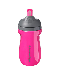 Tommee Tippee - Insulated Straw Toddler Cup - Pink 