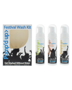 Pump'd Up - Festival Wash Kit 3 Pieces Gift Set