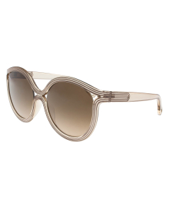 Chloe - CE738S 264 Beige Round Sunglasses for Women