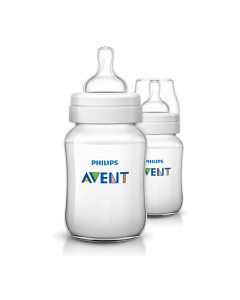 Philips Avent Classic Baby Bottle Two Pack - Clear