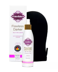 Fake Bake - Application Mitt & Flawless Darker Self-Tan Liquid (177ml)