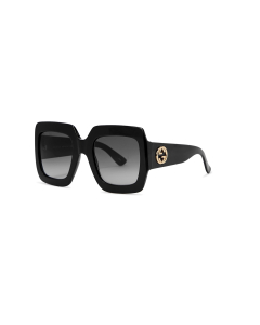 Gucci - GG0053SN 001 Black/Grey Women's Sunglasses