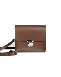 Gweniss Sofia Crossbody Bag - Dark Brown