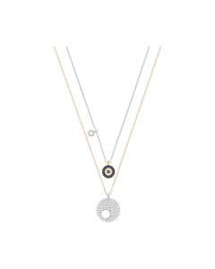 Swarovski Crystal Wishes Evil Eye Pendant Set - Blue/Mixed Plating