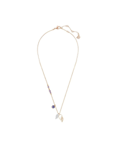Swarovski Duo Wing Pendant - Violet/Mixed Plating