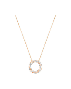 Swarovski Hilt Necklace - White/Rose Gold Plating