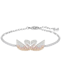 Swarovski Iconic Swan Bangle - Silver