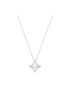 Swarovski Sparkling Dance Star Pendant Small - White/Rhodium Plating