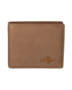 Pampeano 100% Leather Dinero Men's Card Wallet – Tan with Tan Diamond