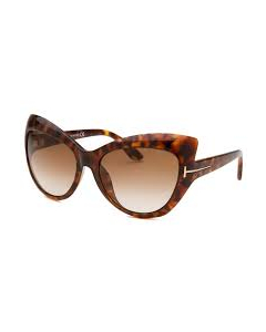 Tom Ford 'Bardot' Sunglasses - Havana Print
