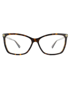 Gucci - GG0025O 002 Woman's Glasses Dark Havana