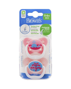 Dr Brown - Options+ Prevent Soother Pink