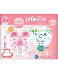 Dr Brown - Options+ Natural Glow Gift Set Pink