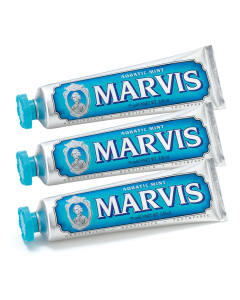 Marvis - Aquatic Mint Toothpaste (3x85ml)