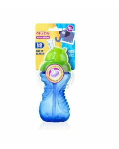 Nuby - Easy To Grip Flip It No Spill Cup Green 300ml
